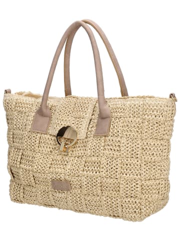 Charm Shopper in Beige - (B)41 x (H)24 x (T)9 cm