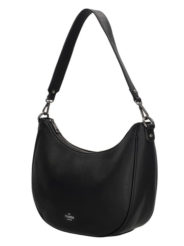 Charm Schultertasche in Schwarz - (B)37 x (H)37 x (T)10 cm