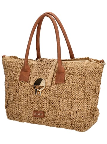 Charm Shopper lichtbruin - (B)41 x (H)24 x (D)10 cm