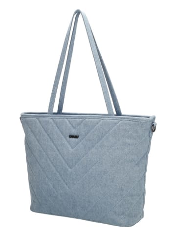 Charm Shopper lichtblauw - (B)44 x (H)30 x (D)11 cm