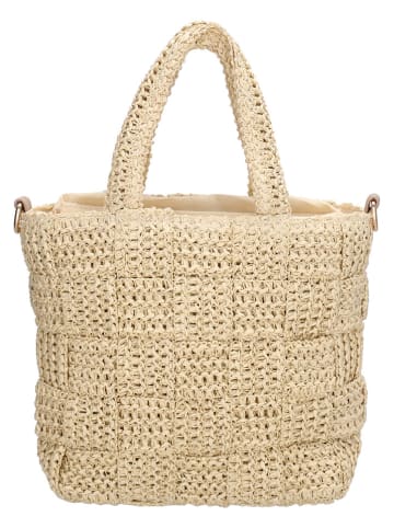 Charm Henkeltasche in Beige - (B)26 x (H)20 x (T)8 cm