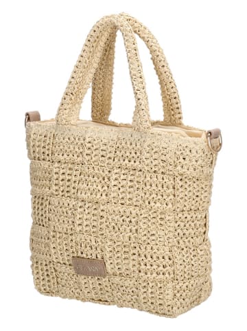 Charm Henkeltasche in Beige - (B)26 x (H)20 x (T)8 cm