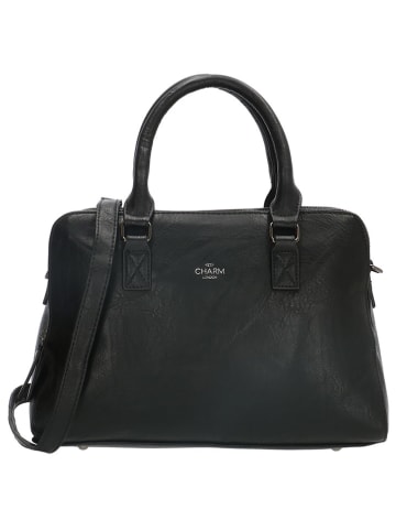 Charm Henkeltasche in Schwarz - (B)31 x (H)21 x (T)13 cm
