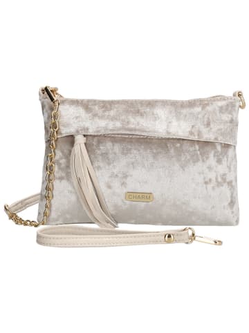 Charm Umhängetasche in Beige - (B)24 x (H)16 x (T)4 cm