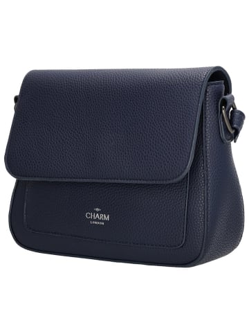 Charm Schoudertas donkerblauw - (B)26 x (H)18 x (D)7 cm