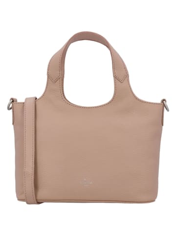 Charm Leren handtas beige - (B)27 x (H)18 x (D)9 cm