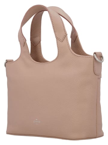 Charm Leren handtas beige - (B)27 x (H)18 x (D)9 cm