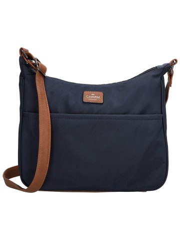 Charm Schoudertas donkerblauw - (B)29 x (H)22 x (D)8 cm