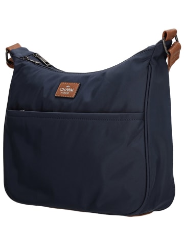 Charm Schoudertas donkerblauw - (B)29 x (H)22 x (D)8 cm