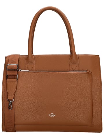 Charm Handtas lichtbruin - (B)40 x (H)32 x (D)13 cm