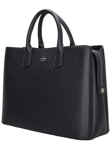 Charm Handtas zwart - (B)37 x (H)27 x (D)17 cm