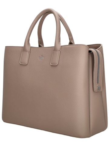 Charm Henkeltasche in Beige - (B)37 x (H)27 x (T)17 cm