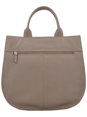 Charm Henkeltasche in Taupe - (B)33 x (H)30 x (T)14 cm