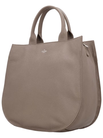 Charm Henkeltasche in Taupe - (B)33 x (H)30 x (T)14 cm