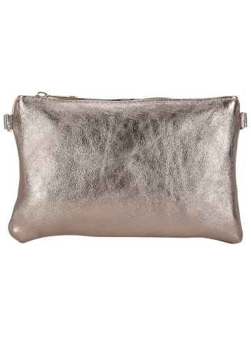Charm Umhängetasche in Silber/ Hellbraun - (B)24 x (H)15 x (T)1 cm