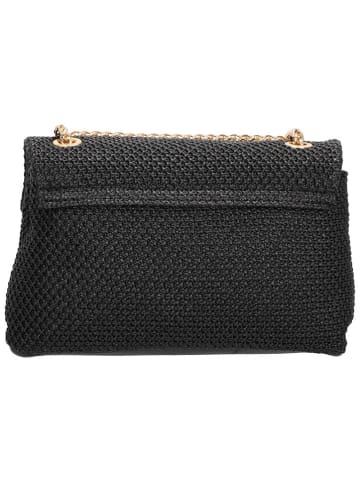 Charm Schultertasche in Schwarz - (B)22 x (H)14 x (T)8 cm