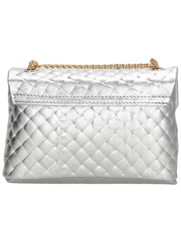 Charm Schultertasche in Silber - (B)22 x (H)14 x (T)8 cm