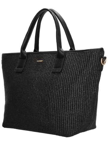 Charm Henkeltasche in Schwarz - (B)30 x (H)26 x (T)18 cm