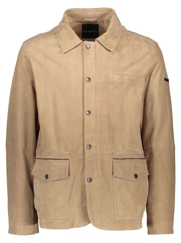 Bugatti Lederjacke in Beige