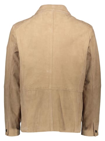 Bugatti Leren jas beige