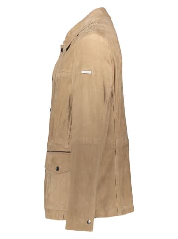Bugatti Leren jas beige