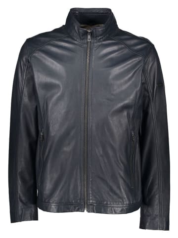 Bugatti Lederjacke in Dunkelblau