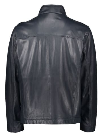Bugatti Lederjacke in Dunkelblau