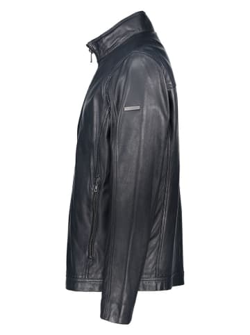 Bugatti Lederjacke in Dunkelblau