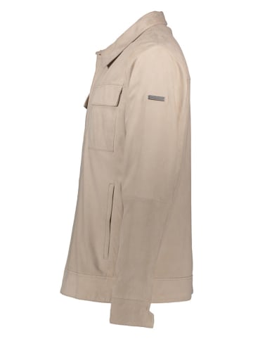 Bugatti Lederjacke in Beige