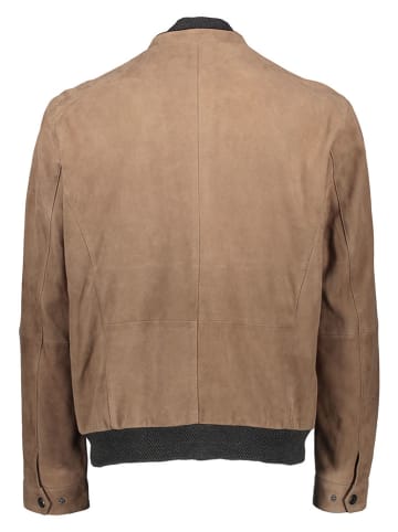 Bugatti Lederjacke in Beige