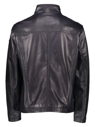 Bugatti Lederjacke in Dunkelblau