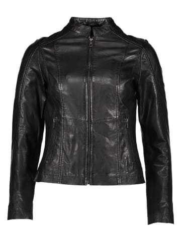 Bugatti Skórzana kurtka w kolorze czarnym