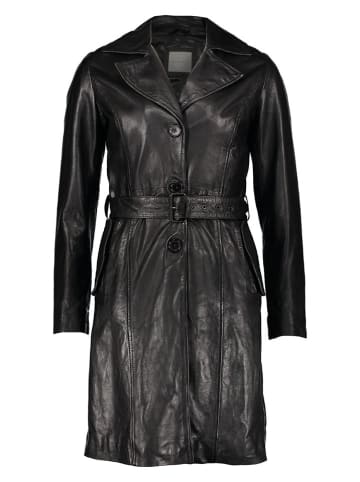 Bugatti Ledermantel in Schwarz