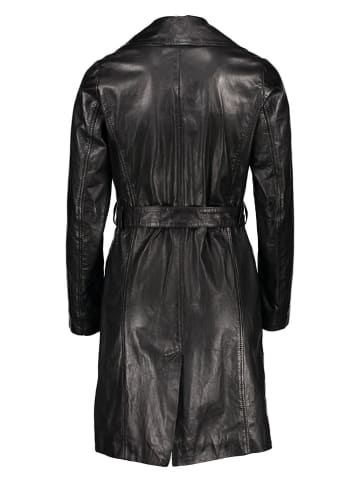 Bugatti Ledermantel in Schwarz