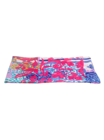 Isla Bonita by SIGRIS Pareo in Pink/ Weiß - (L)100 x (B)100 cm