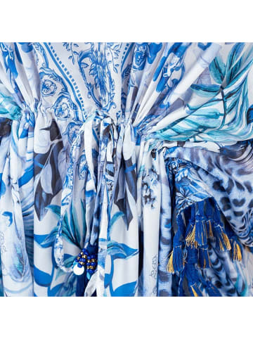 Isla Bonita by SIGRIS Kaftan blauw/wit
