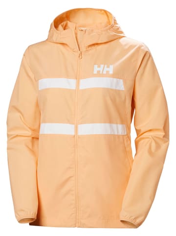 Helly Hansen Funktionsjacke "Salt Stripe" in Orange/ Weiß