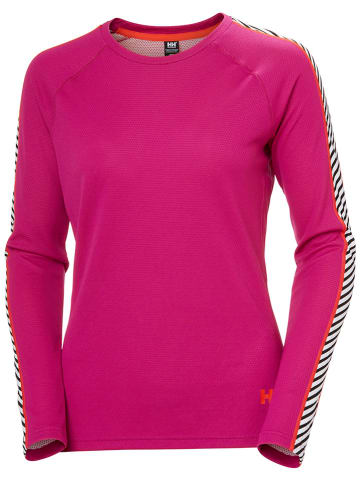 Helly Hansen Funktionslongsleeve "Lifa Active" in Pink/ Weiß/ Schwarz