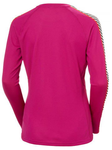 Helly Hansen Functionele longsleeve "Lifa Active" roze/wit/zwart