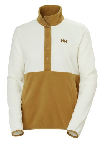 Helly Hansen Fleece trui "Daybreaker Snap" crème/lichtbruin
