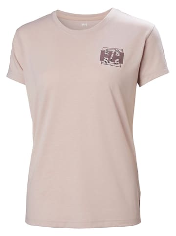 Helly Hansen Funktionsshirt "Skog Graphic Tee" in Rosa