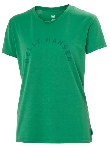 Helly Hansen Functioneel shirt "Skog Graphic Tee" groen