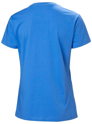 Helly Hansen Koszulka funkcyjna "F2F Cotton Tee 2.0" w kolorze niebieskim