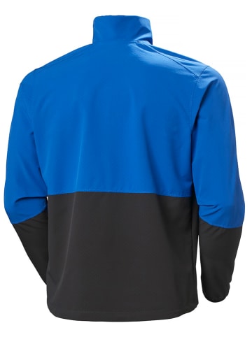 Helly Hansen Funktionsjacke "Cascade Schield Anorak" in Blau/ Hellbraun/ Schwarz