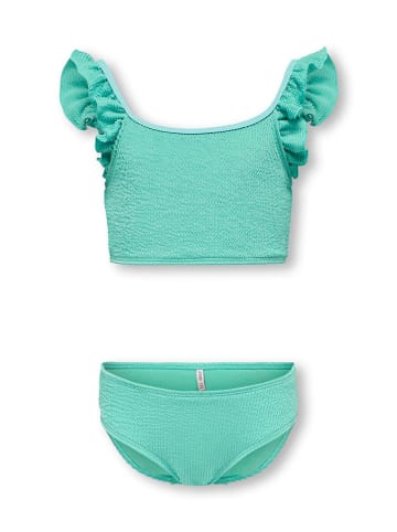 KIDS ONLY Bikini "Wave" w kolorze turkusowym