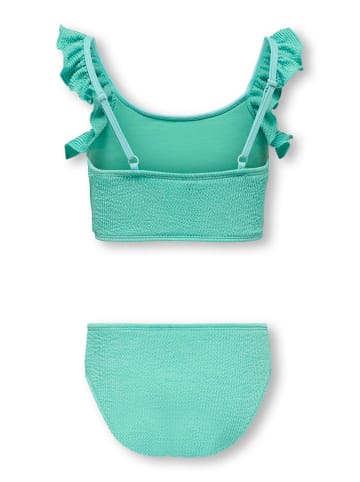KIDS ONLY Bikini "Wave" w kolorze turkusowym