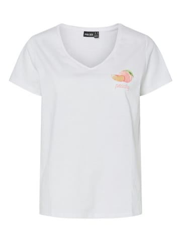 Pieces Shirt "Tilde" in Weiß