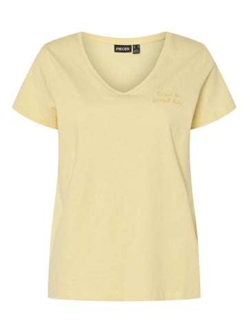 Pieces Shirt "Tilde" in Gelb