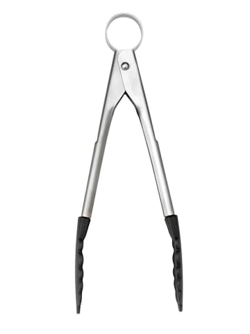 Cuisipro Küchenzange in Silber/ Schwarz - (L)18 cm