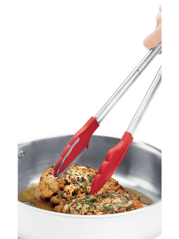 Cuisipro Küchenzange in Silber/ Rot - (L)30,5 cm